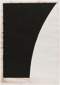 Colored Paper Image VI (White Curve with..., 1976