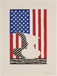 Untitled (Flag and Vase), 2000