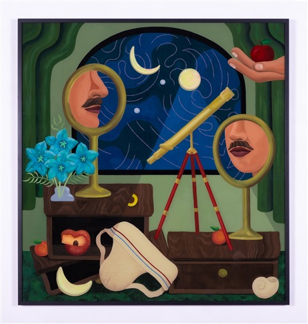 night with constellations by gori mora