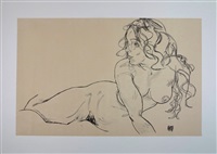 Girl with long hair (created from 1918..., 2007