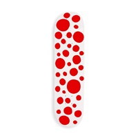 Yayoi Kusama Skateboard deck, ca. 2017