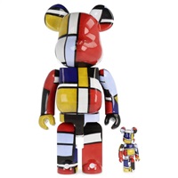 Piet Mondrian Bearbrick 400%, 2021
