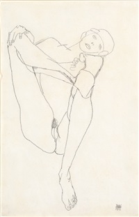Seated Female Nude, 1913