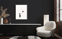  Girl with Balloon (Purple-signed), 2004