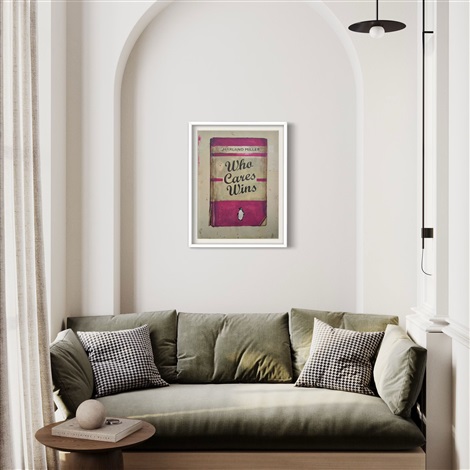 who cares wins (pink) by harland miller
