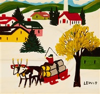 Hauling Logs, Winter, 1962