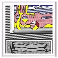 'Two Paintings: Beach Ball' Screenprint, 1984