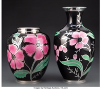 Two Edelstein Porcelain Vases with..., 1900–1999