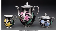 Three-Piece Seltmann Weiden Porcelain Marie..., 1950