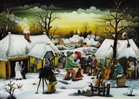Winter wedding, 1980