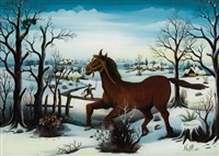 A galloping horse, 1980