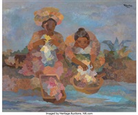 Laundresses at the Stream, 1996