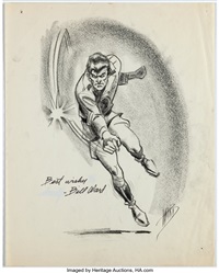Bill Ward - Blackhawk Illustration Original Art...