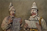 Grotesque Singers (after Ensor), 2009