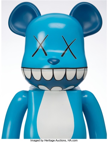 kaws chomper bearbrick 1000