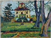 Landhaus Mariahalde bei Rorschach, 1914