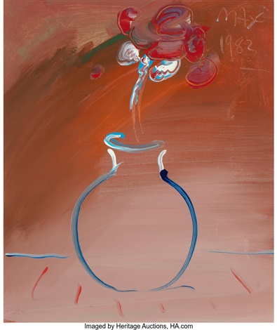 Flower In A Vase By Peter Max On Artnet