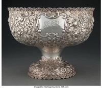 An A.G. Schultz & Co. Chased Repoussé Silver , 1920 An A.G. Schultz & Co. Chased Repoussé Silver , 1920