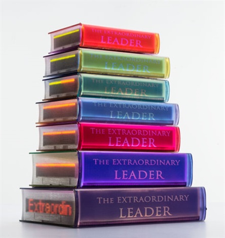 the extraodrinary leader hyper book stack by airan kang on artnet