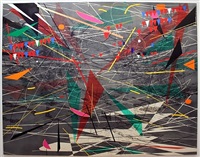 black ground (deep light) by julie mehretu