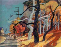 Mississippi Palisades by Millard Sheets