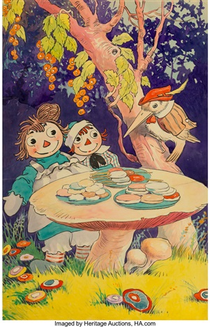 raggedy ann in the deep deep woods