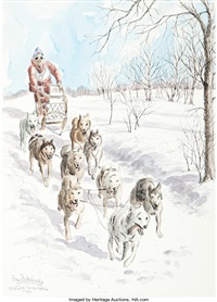 Sled Dog Race Nepean, 1976