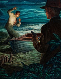 Rendezvous with death (story illus. for Saturday 