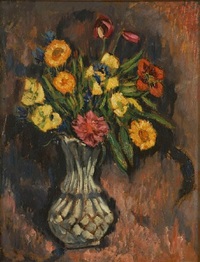 Vase of Flowers by Marsden Hartley