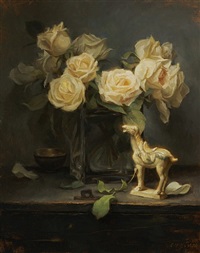 Yellow Roses and Tang Horse
