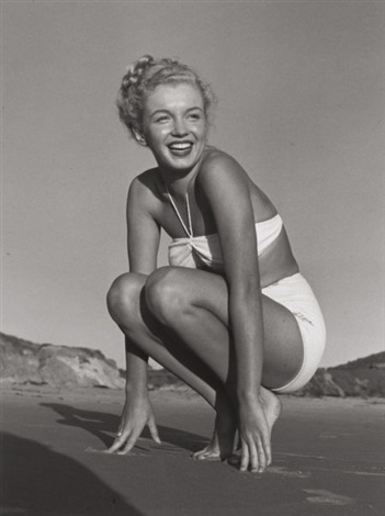 marilyn monroe white bathing suit