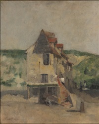 A Farmhouse by John Henry Twachtman