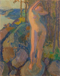 MODEL AT DUSK, 1913