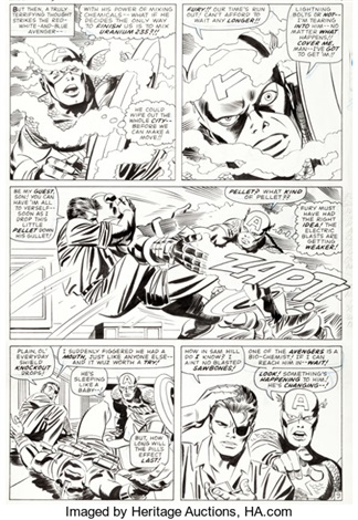Johnny Reb Sunday by Frank Giacoia & Jack Kirby from 2/17/1957 Half Page Size! 