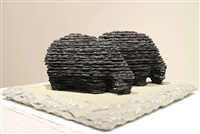 2 Grazing Sheep, 2014