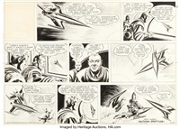 Mac Raboy Flash Gordon Sunday Comic Strip..., 1957 Mac Raboy Flash Gordon Sunday Comic Strip..., 1957