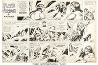 Mac Raboy Flash Gordon Sunday Comic Strip..., 1963