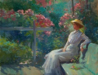 In the Garden by Abbott Fuller Graves