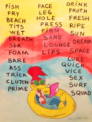 Woody Woodpecker With Sunglasses By Ronnie Cutrone On Artnet