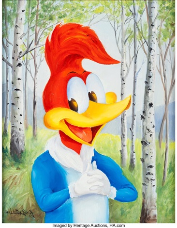 walter lantz oil painting