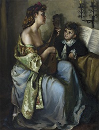 Lección de música, 1947