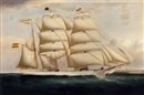 The three-masted Spanish barque 