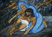 Untitled Pieta by Francis Newton Souza