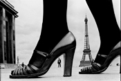Shoe and Tour Eiffel for Stern by Frank Horvat