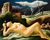 Europa (study) by Thomas Hart Benton