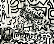 Keith Haring by Annie Leibovitz
