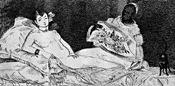 Olympia (Grande Planche) by Edouard Manet