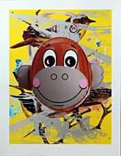 Monkey Trains by Jeff Koons