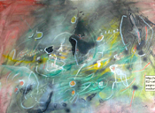 Les pandrelles du soir by Roberto Matta