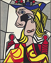 Woman with Flowered Hat by Roy Lichtenstein